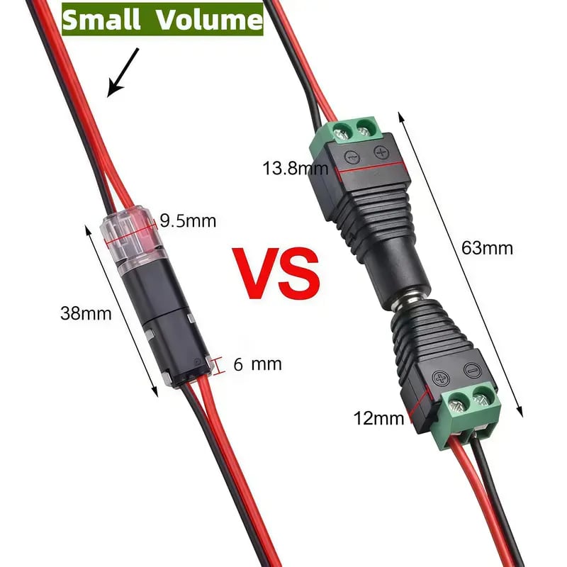 2/3/4-Pin Multi-Channel Quick Connectors🔌 – Safe & Convenient Installation ✨