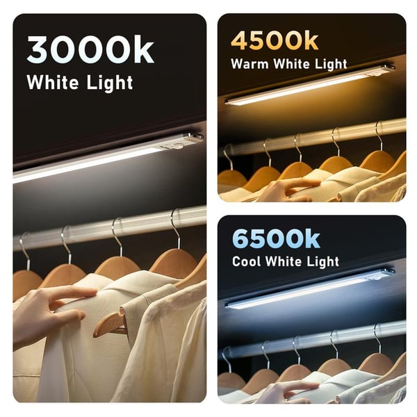 Last 3 Hours! 🌙 Indoor Motion Sensor Night Light, 🔋1500mAh USB Rechargeable, Magnetic Installation, Dimmable 🌟
