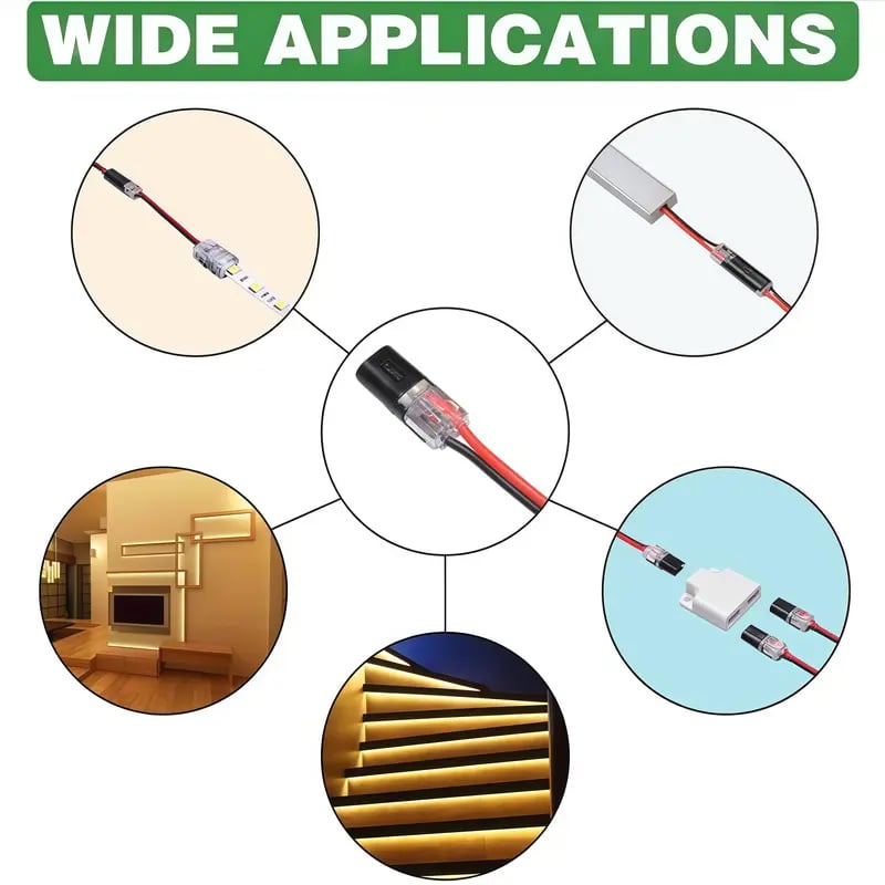2/3/4-Pin Multi-Channel Quick Connectors🔌 – Safe & Convenient Installation ✨