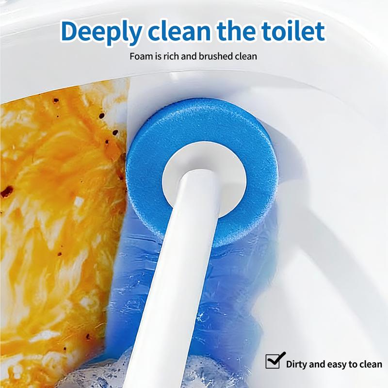 Disposable Toilet Cleaning System – Deep Clean, Fresh Scent & Odor Control Brush Kit