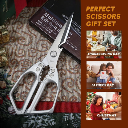 🔥BUY MORE SAVE MORE🔥Japanese Steel 7-in-1 Multifunction Kitchen Shears