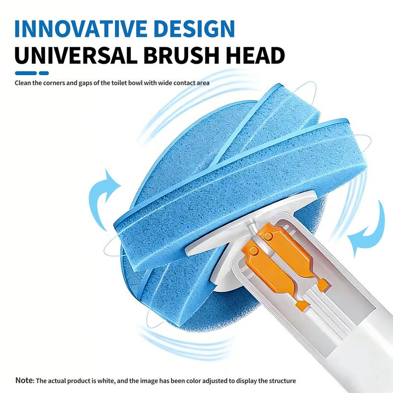Disposable Toilet Cleaning System – Deep Clean, Fresh Scent & Odor Control Brush Kit