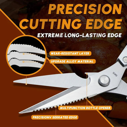🔥BUY MORE SAVE MORE🔥Japanese Steel 7-in-1 Multifunction Kitchen Shears