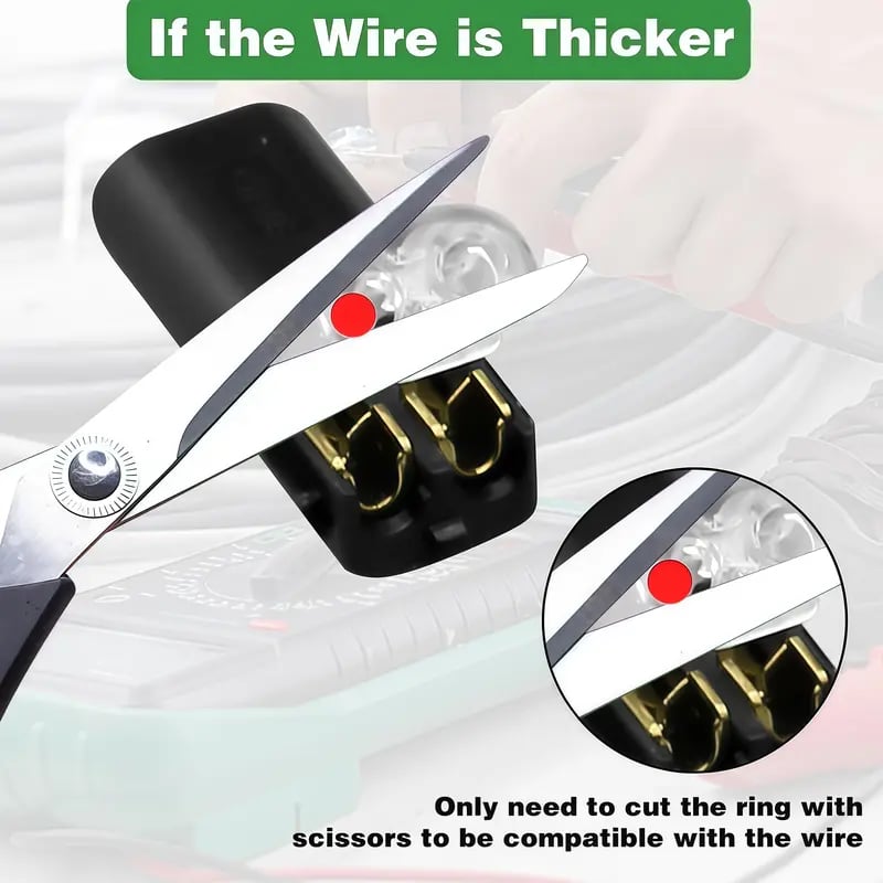 2/3/4-Pin Multi-Channel Quick Connectors🔌 – Safe & Convenient Installation ✨