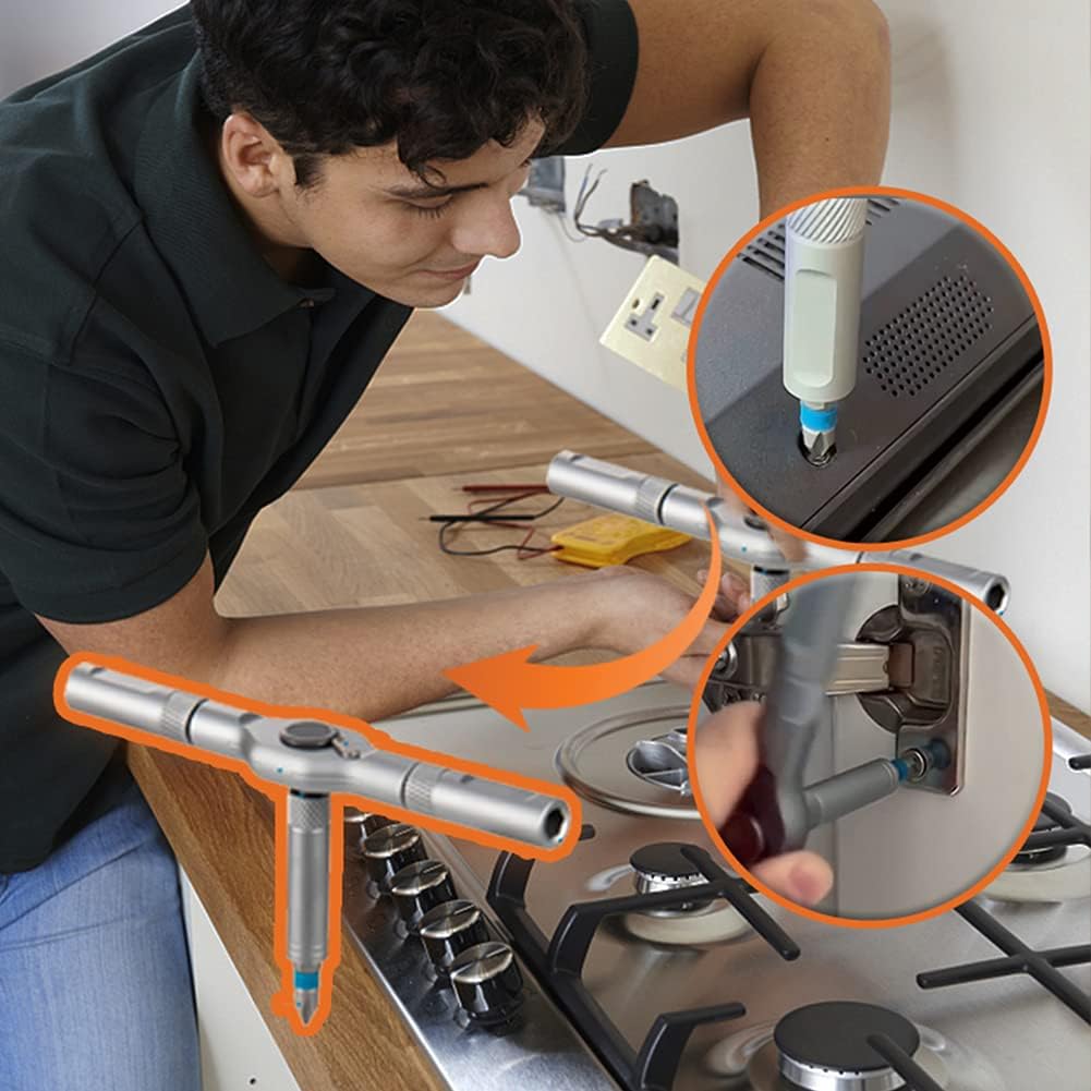 ⏰LAST DAY SALE !  24/32/42 in 1 DlY 🛠️Screwdriver Set Magnetic Compact and Portable Ratchet Screwdriver