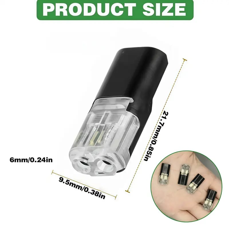 2/3/4-Pin Multi-Channel Quick Connectors🔌 – Safe & Convenient Installation ✨